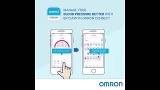 New & Advanced BP Diary feature @Omron Connect App. Download Today ! screenshot 1