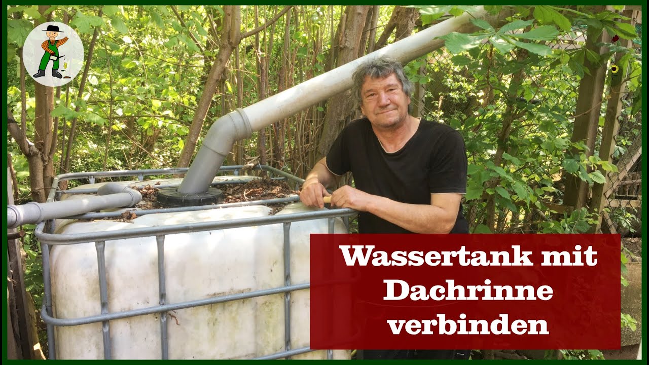 IBC-Tank an die Regenrinne anschließen - REKUBIK® Magazin