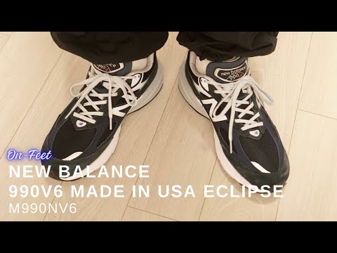 スニーカー New Balance FW24 Two-tones 990v6 sneakers (M990NV6 ECLIPSE) New Balance 990v6 Made in USA Eclipse (M990NV6) - YouTube