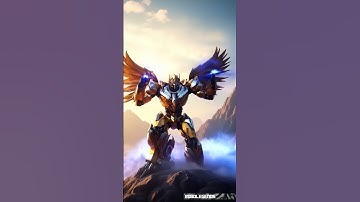 Transformers Inspired by Mythical Creatures: Eagle!🦅🤖 #transformers #fusion #hybrid #eagles #shorts