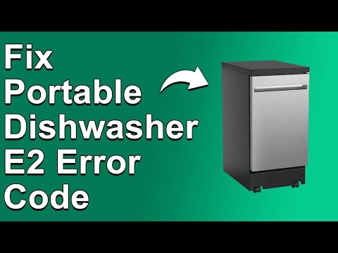 How To Fix Portable Dishwasher E2 Error Code - Meaning, Causes, & Solutions (Simple Solution)