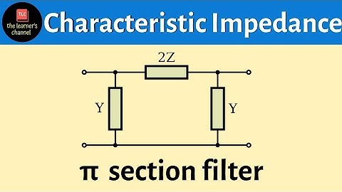 π section filter (characteristic impedance)