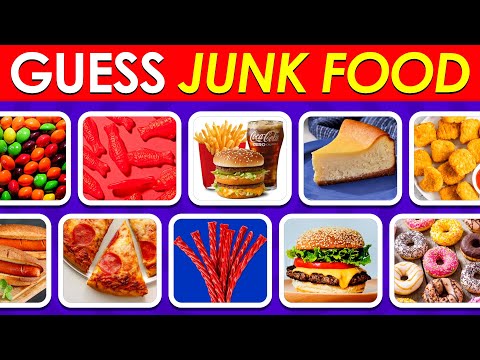 🍿Can You Guess The Snacks and Junk Food by Picture...? 🍟