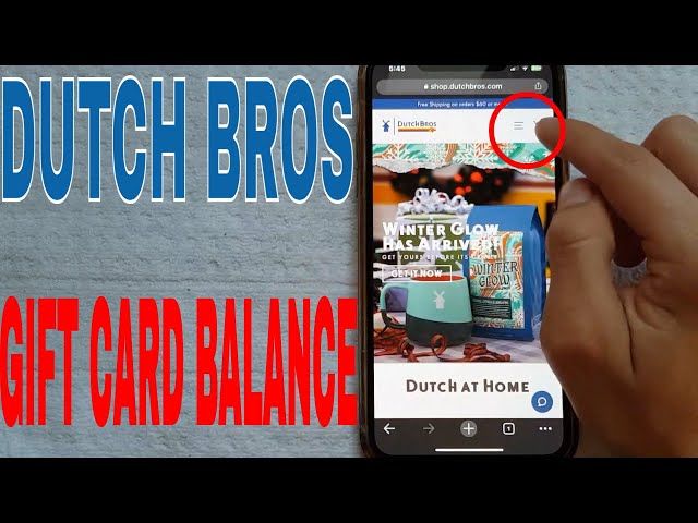 ✓ How To Check Dutch Bros Gift Card Balance Online 🔴 - YouTube
