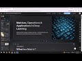 10AM-11AM PKT | Mathematical Foundation of Deep Learning | week 1 | Day 4
