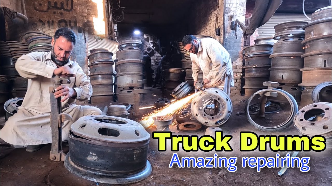 Truck drum cracked repeiring and restoration the great experience