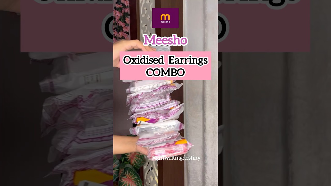 Meesho Oxidised Earrings | Meesho Combo Earrings 