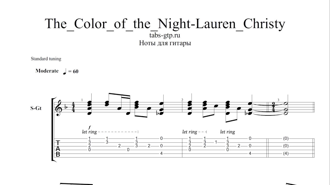 Песня the color of the night. Ноты Colour of the Night Lauren Christy. Ноты на гитаре. Colour of the Night Ноты. Lauren Christy the Color of the Night Ноты для фортепиано.