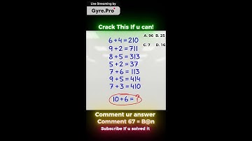 99% Will Fail This Simple Test! | 10+6 = ? | Logic Puzzle LIVE 🔴