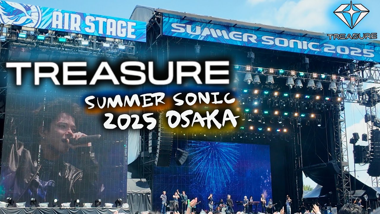 TREASURE 트레저 SUMMER SONIC 2025 OSAKA サマーソニック 2025 大阪 PERFORMANCE FANCAM