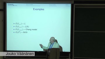 MM70 - Jouko Väänänen - Inner models from extended logics