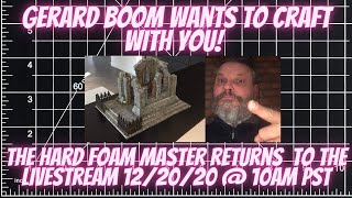 Ruined Monastery Tutorial with Gerard Boom: Crazy Crafter Live Stream #15