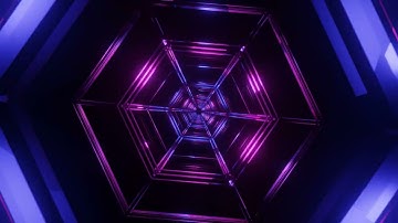Abstract Background Video 4k VJ LOOP NEON Color Changing Compilation Tunnel Calm Visual ASMR