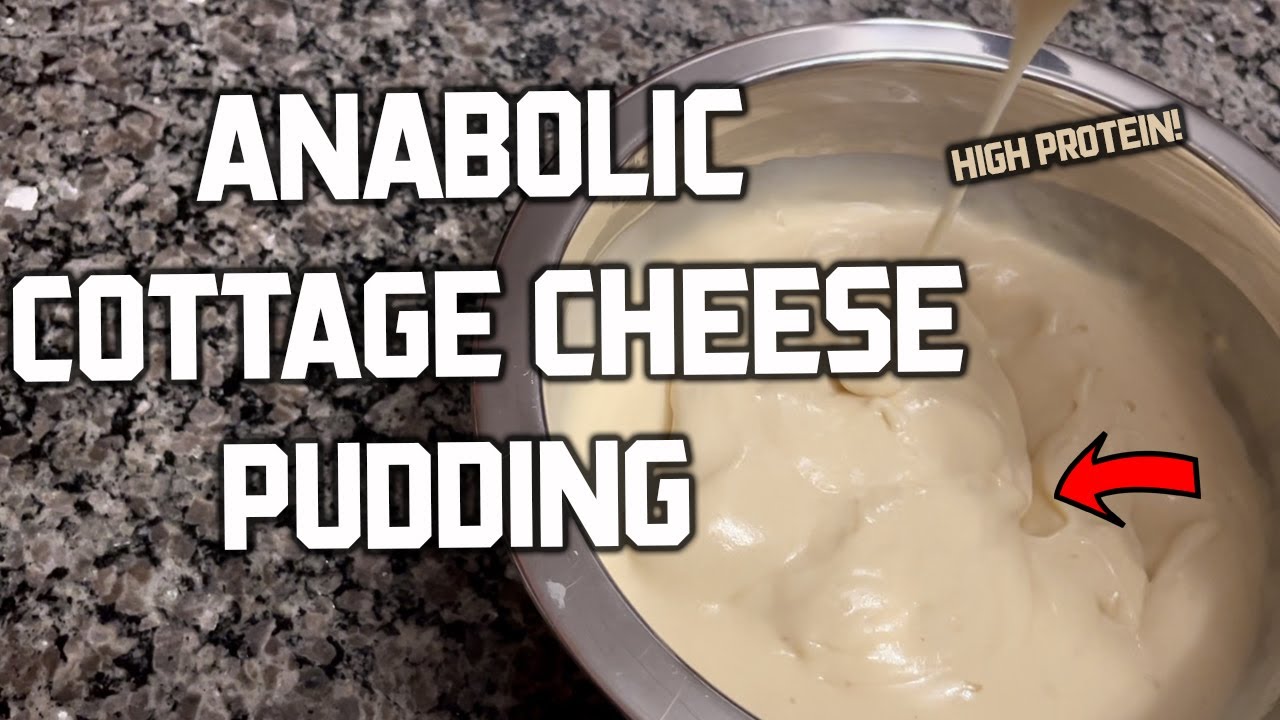 ANABOLIC COTTAGE CHEESE PUDDING Low Calorie High Protein Dessert