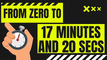 TIMER ! from 0 to 17 min and 20 secs  in minutes and seconds / 17