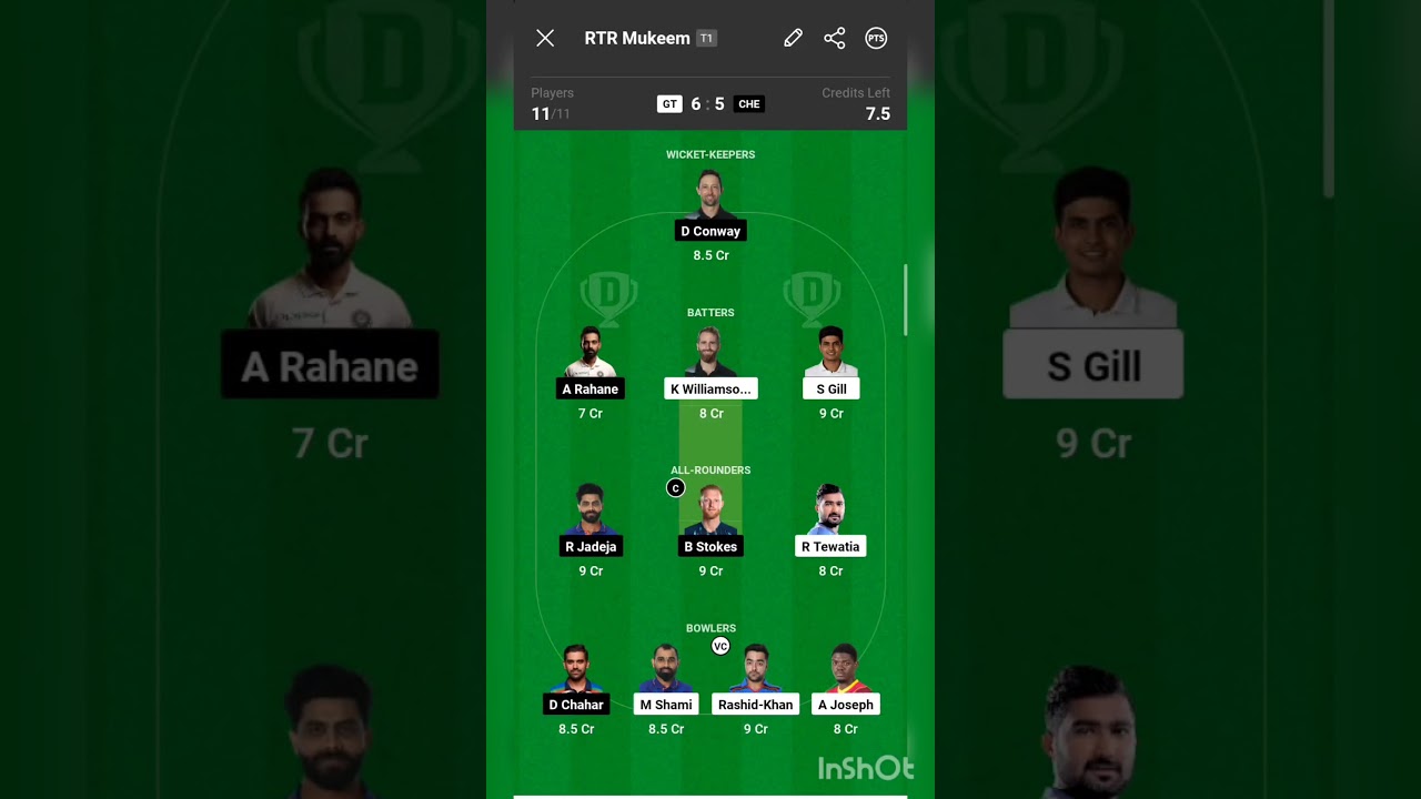 GT vs CSK Dream11 Prediction | GT vs CHE Dream11 Team | IPL 1st T20 Dream11 Prediction