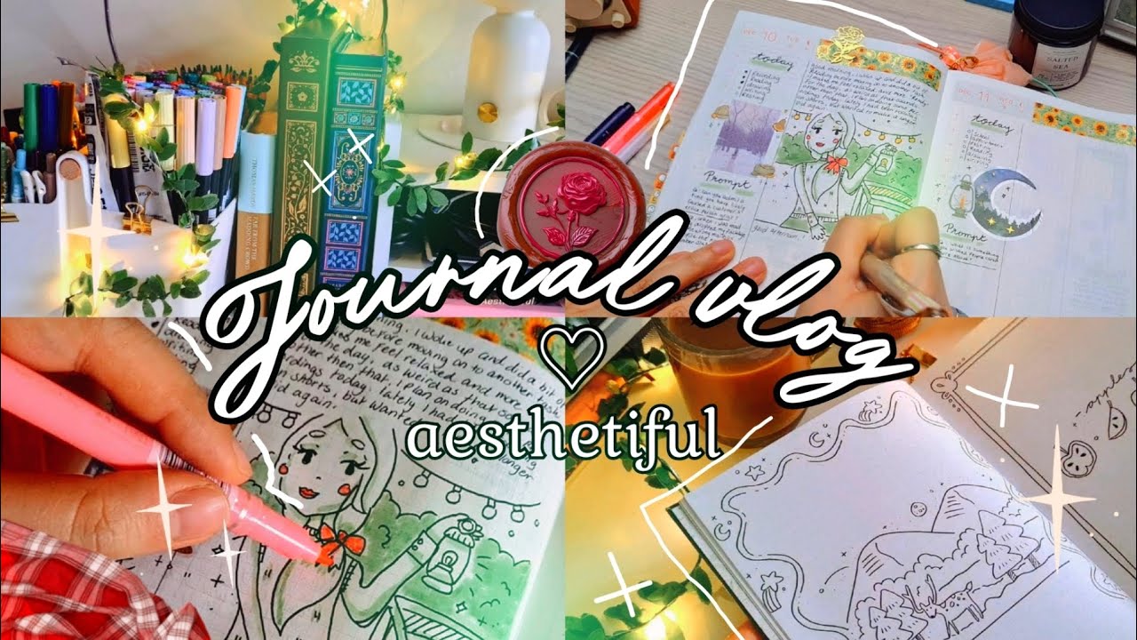 Vlog Journal Journal vlog โข journaling, writing and drawing with cozy corners ๏ธ๐ฟ ...