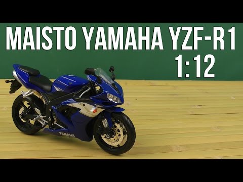Распаковка Maisto 1:12 Yamaha YZF-R1 (31101-17)