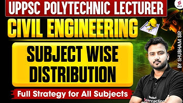 UP Polytechnic Lecturer Vacancy 2025 | Civil Subject Wise Distribution for UP Poly Lec | Shubham Sir