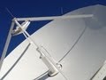 Skybrokers installing a refurbished vertex 9m dbsband earth station antenna in the uk