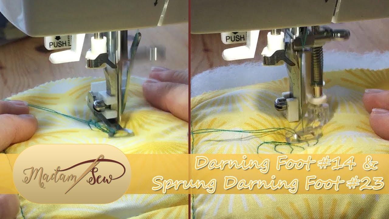 Darning Foot #14 and #23 (free motion quilting foot)