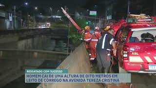 Homem De 38 Anos Cai Em Córrego Na Tereza Cristina E É Resgatado Por Bombeiros