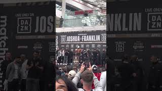 ANTHONY JOSHUA VS. JERMAINE FRANKLIN WEIGH-IN