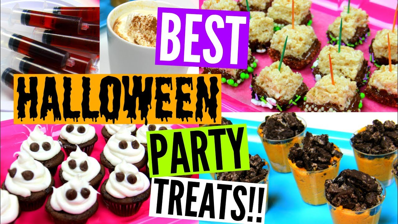 DIY BEST Halloween Party Treats!! | Pumpkin Spice Latte at Home & other fun Deserts!!