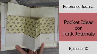 Craft with Me | Junk Journal Pocket Ideas Ep. 40