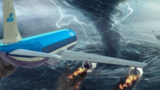 All Systems Failed - Got Into A TORNADO! Airplane Crashes & Unplanned Landings! Besiege plane crash