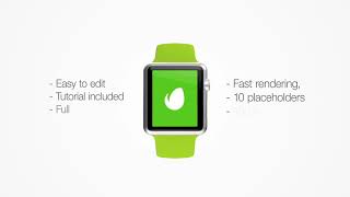 Smart Watch App Present | After Effects template screenshot 4
