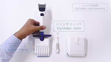 Replacing the cylinder unit | The MPB Series Multiple Channel Electronic Pipettes from A&D
