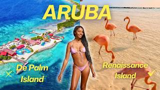 Is Renaissance Island's Flamingo Beach Actually Worth $125? (De Palm Island Comparison) | Aruba Vlog