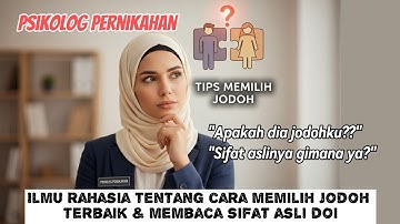 Ciri-Ciri Dia Jodohmu Menurut Psikologi dan Filsafat Islam | Tips Memilih Pasangan Hidup