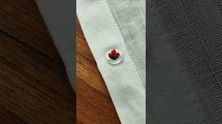 Hand Embroidery Button Design French Knot Unique Shirt Button Ideas Flower On Button