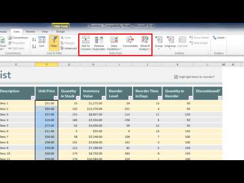 Prevent bad data being entered in Excel 2010