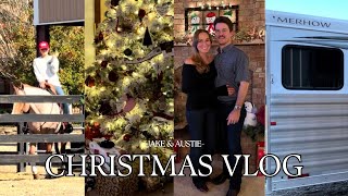 CHRISTMAS + HORSE TRAILER TOUR: horse show prep, Christmas activities, & family time
