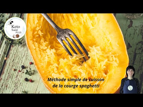 Vidéo: Comment Faire Cuire La Courge Spaghetti De La Manière La Plus Simple