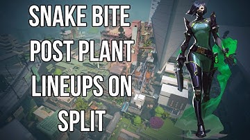 Viper - Attacker side - post plant snake bite lineups on Split 2021