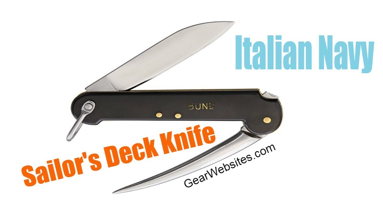 Knife Comparison - Italian Navy Sailor's Deck Knife 