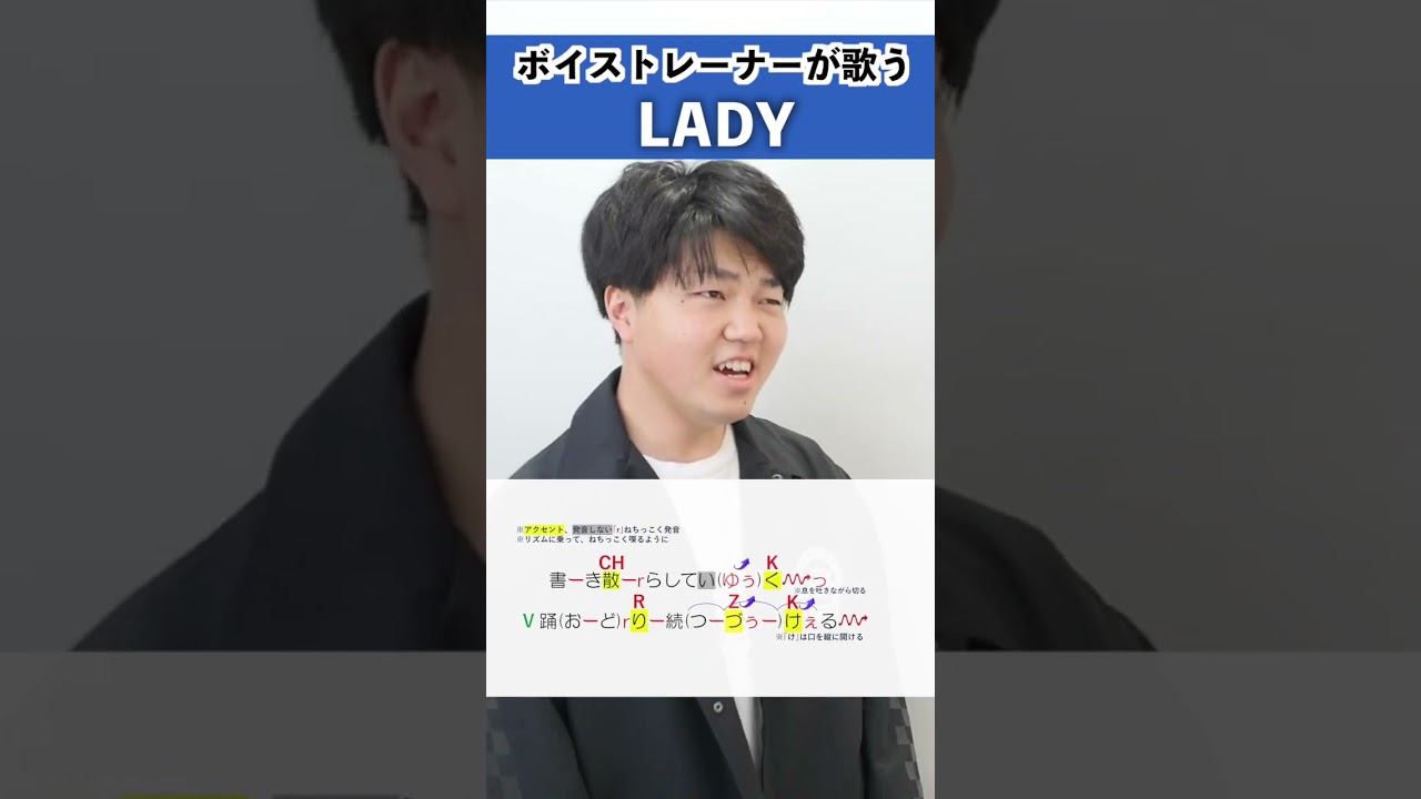 【ボイストレーナーが歌う】LADY / 米津玄師【シアーミュージック京都駅前校 犬小屋マコト】#shorts