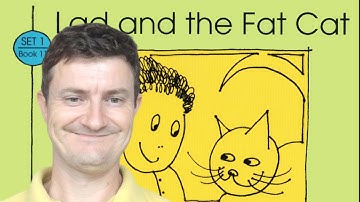 Bob Books Set 1 Book 11 Lad and the Fat Cat Phonics Slow Read Along for Beginners