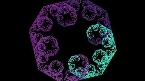 Rotating Lévy C Curve Animation