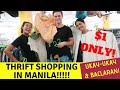 FIRST TIME THRIFT SHOPPING IN MANILA! (ukay ukay & Baclaran)