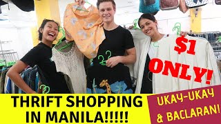 FIRST TIME THRIFT SHOPPING IN MANILA! (ukay ukay & Baclaran)