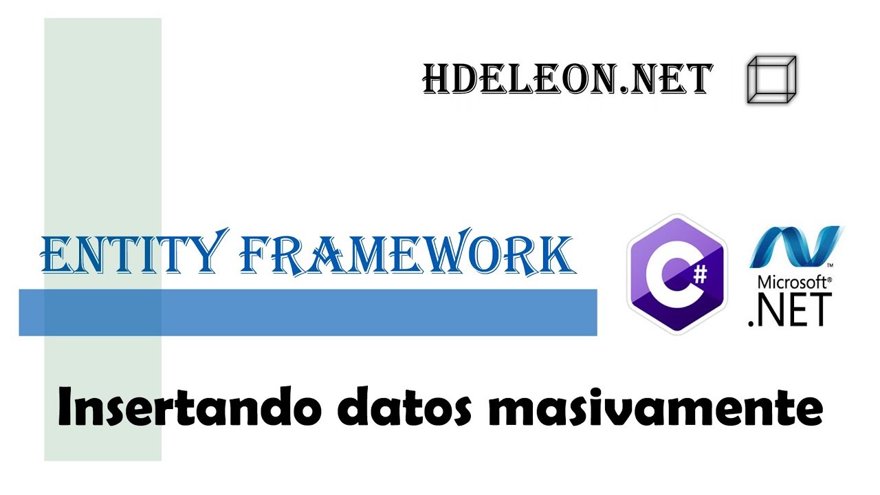¿Cómo insertar miles de registros con Entity Framework? | C# .Net - YouTube