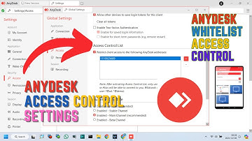 AnyDesk Access Control Settings | Whitelist access in AnyDesk |