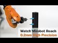 Mirobot reaching 02mm high precision  the smallest 6 axis robot arm by wlkata
