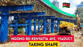 THE KSH.2.9 BILLION UPPER HILL VIADUCT ROAD Latest Construction updates