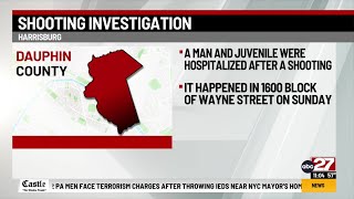 Adult not 'intended target' in Harrisburg shooting that injured man and juvenile, police say